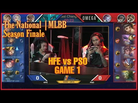 HFE vs. PSO (GAME 1) |The Nationals - Season Finale | MLBB