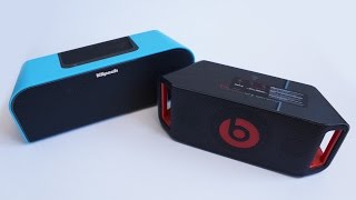 Video thumbnail for Klipsch KMC3 vs Beats Beatbox Portable Sound Comparison Audiotest by Gloob