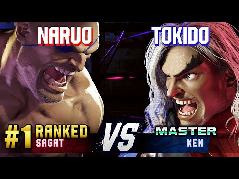 SF6 ▰ NARUO (#1 Ranked Sagat) vs TOKIDO (Ken) ▰ High Level Gameplay
