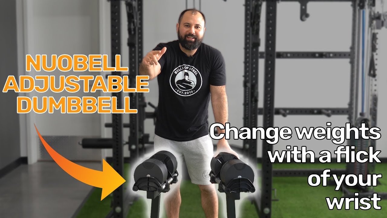 NÜOBELL Adjustable Dumbbells Overview Thumb
