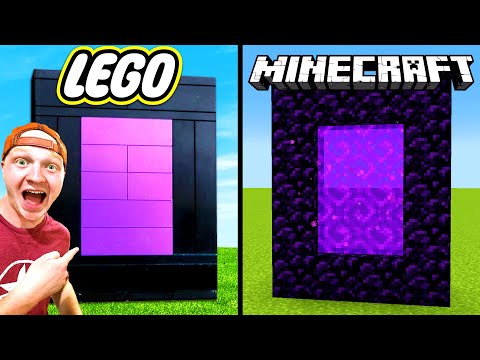 LEGO House vs Minecraft House Challenge