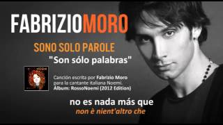 Fabrizio Moro - Sono Solo Parole (Cover) (Subtítulos en Español)