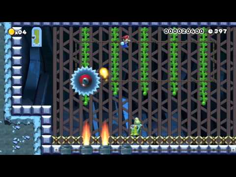 Super Mario Maker Levels: "Bowser Jr. Trials"