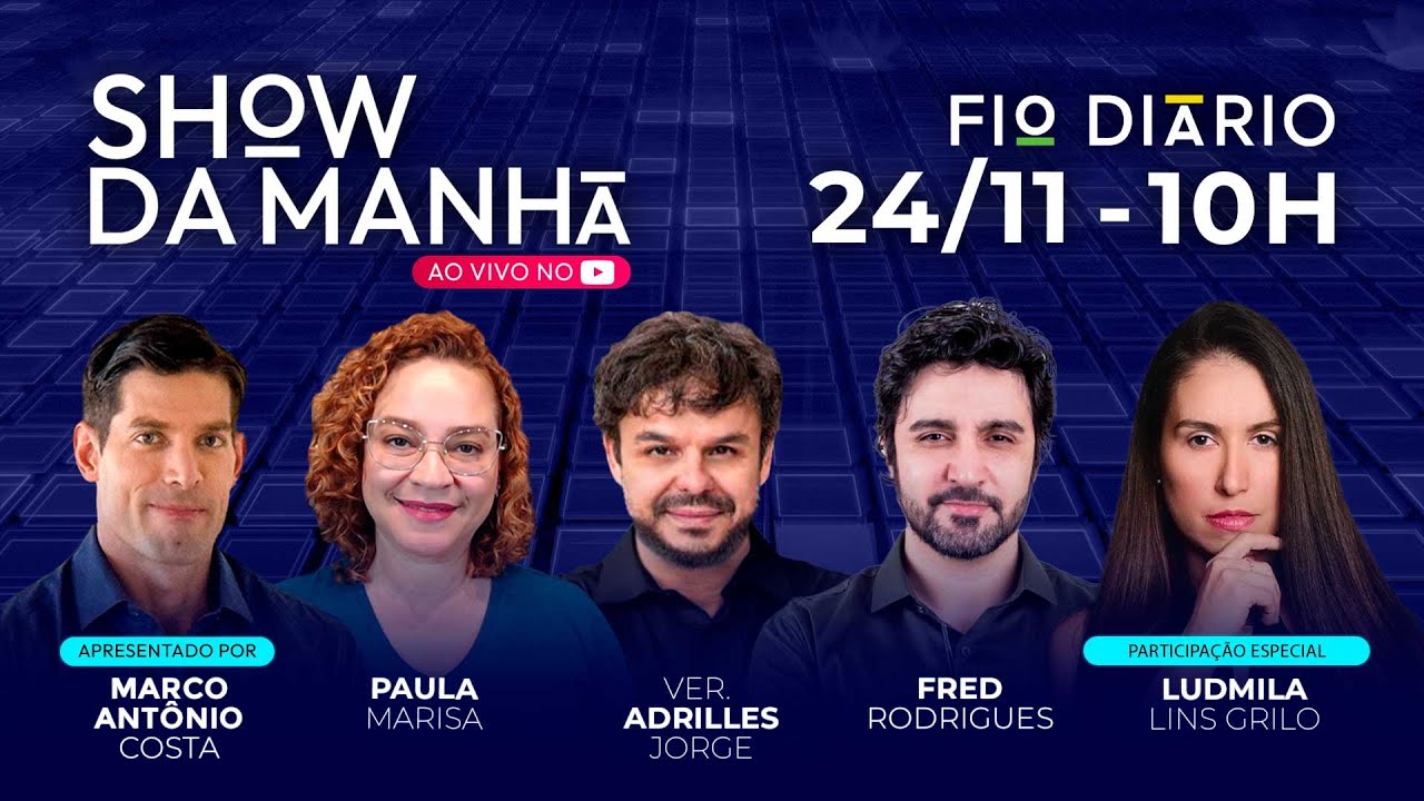 SHOW DA MANHÃ - LUDMILA L. GRILO REVELA O “DESTINO DA MAGNITSKY” - 24/11/2025