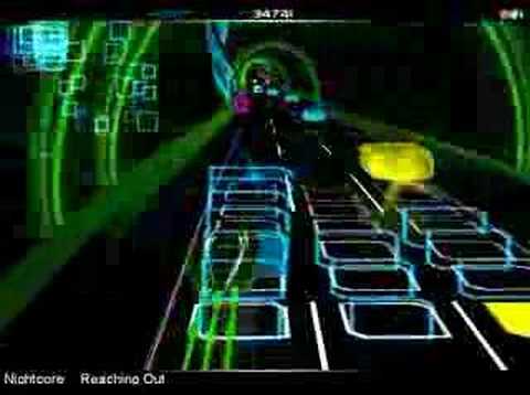 Audiosurf parcours 6 - Nightcore-  Reaching out