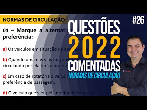 As Questões de Normas de Circulação que MAIS CAEM no Detran #26