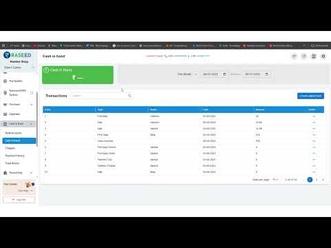 How to Manage Cash & Bank in Raseed App (Hindi)| Simplified Accounting Management Software