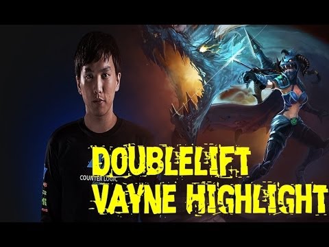 CLG DoubleLift Vayne Highlights 2014 - God of Hunters