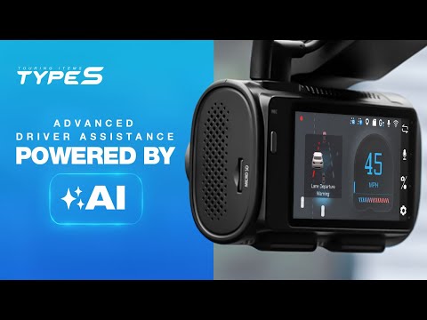 Install Your AI-Powered TYPE S Dash Cam with Advanced Driver Assistance System Built-In
