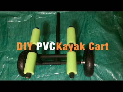 Homemade PVC Kayak Cart For Under $25!
