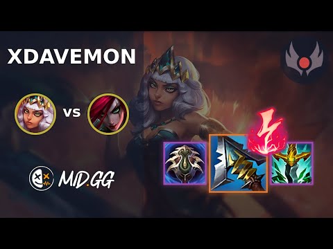 MID.GG: [ xDavemon ] Qiyana MID vs Katarina | NA GRANDMASTER | LOL Season 2025