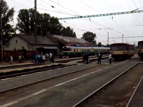 Příjezd 460 079/80  "RETRO" do stanice Prostějov