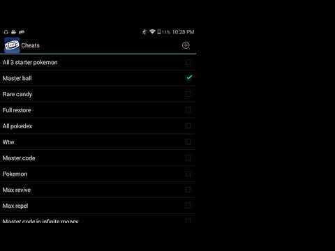 Cheats for pokemon liquid crystal 100%