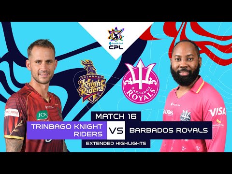 Extended Highlights | Trinbago Knight Riders vs Barbados Royals | CPL 2025