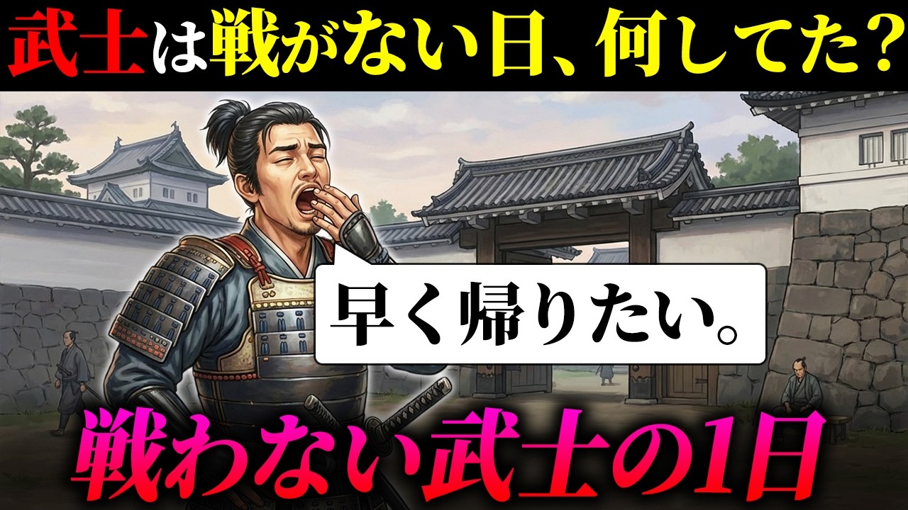 武士は戦がない日、何をしていたのか？