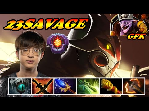 23Savage Juggernaut comeback vs Gpk Timbersaw | 7.33c Immortal Best Ranked Gameplay