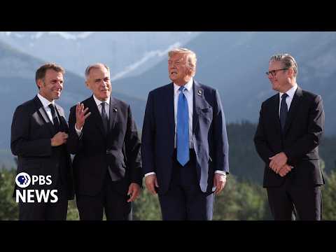 WATCH LIVE: Trump joins official leaders' greeting at G7 summit in France