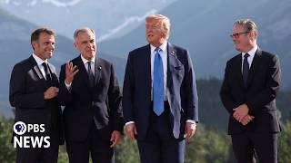 WATCH LIVE: Trump joins official leaders' greeting at G7 summit in France