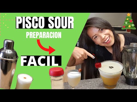 PISCO SOUR (3 formas de preparar)  |LICUADORA /COCTELERA /FRASCO| No dejes de prepararlo 😋🍹