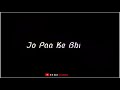 Khoya Khoya Mohit Chauhan Hero Black Screen Lyrics Whatsapp Status Song ️