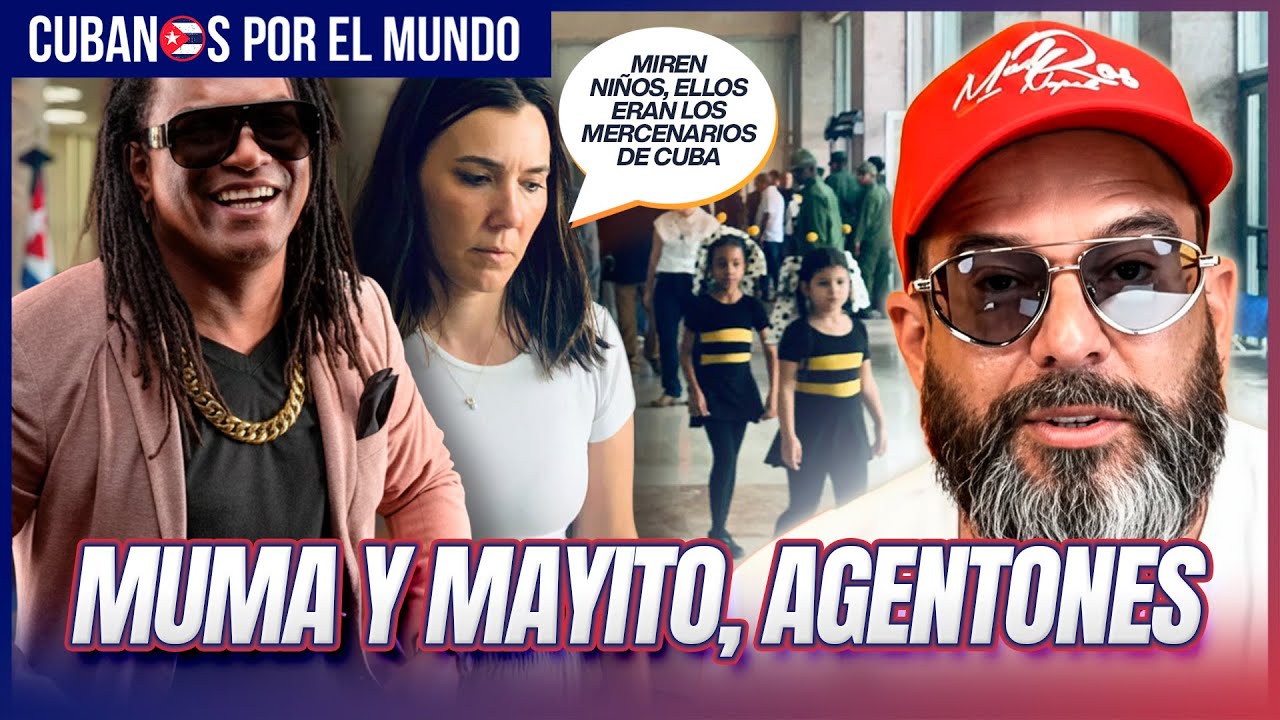 La Muma, La Colmenita y Mayito Rivera en funeral a mercenarios. Otaola denuncia el uso de niños