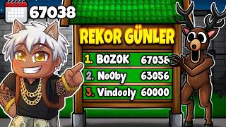 DÜNYA REKORU KIRICAM!! LİSTEYE ADIMI YAZICAM 😎 | Roblox 99 GECE 🌲