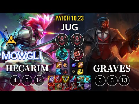 VIT Mowgli Hecarim vs Graves Jungle - KR Patch 10.23
