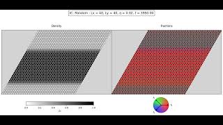 Emergence of an Immobile Band from a random IC