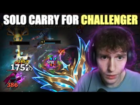 1v9ing MY WAY UP TO CHALLENGER AS A DARIUS OTP