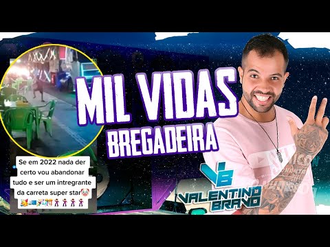MIL VIDAS BREGADEIRA VALENTINO BRAVO 👌 | ÁUDIO OFICIAL 🔈 MENINO DANÇANDO COM A CARRETA 🔥