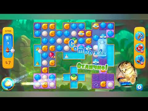 Fishdom 2022, no Boosters,   9799     level  -  прохождение без бустеров,   9799   уровень.