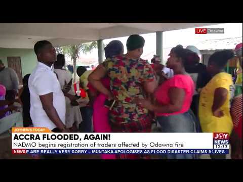 Odawna Rubber Market Fire: NADMO begins registration of traders affected by the fire