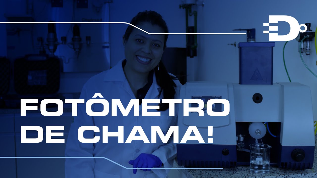Como ocorre a leitura no fotômetro de chama