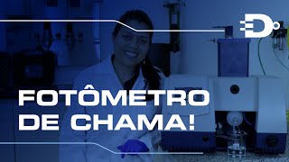Como ocorre a leitura no fotômetro de chama