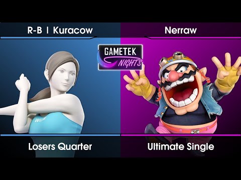 Gametek Night 2023.16 - Kuracow (Wii Fit Trainer) Vs. Nerraw (Wario,R.O.B.,Sonic) SSBU Ultimate