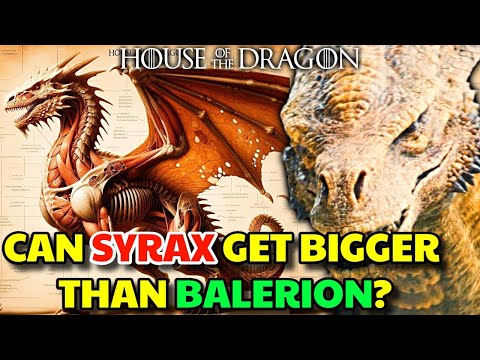 Syrax Dragon Anatomy (HOTD) Explored - Can Syrax Get As Big As Balerion With Age And Time? & More!