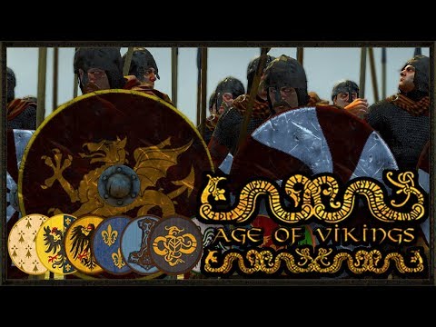 Epic Viking Invasion Battle - Total War: Age Of Vikings Gameplay