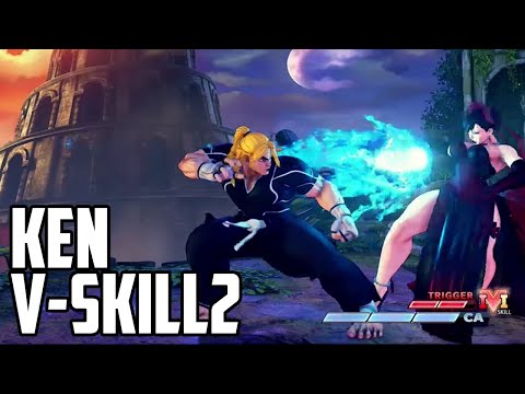[SFV:CE] GET HYPE!! Ken New V-Skill 2 Combos