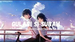 Gulabi si subah - (slowed + reverb)ll TRUE SONGS �