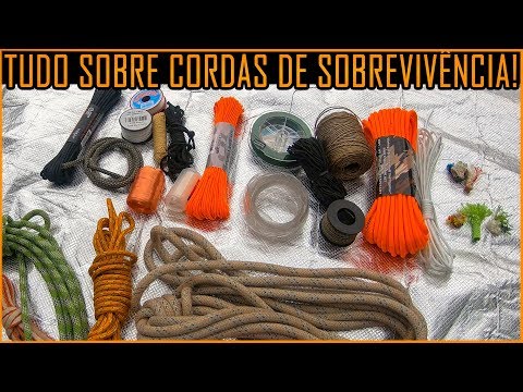 Cordas para Sobrevivência, Rapel, Canion e Escalada #EDC #Crosster