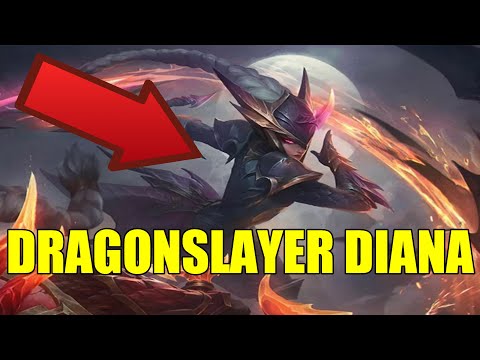 NEW DIANA DRAGONSLAYER SKIN!!!