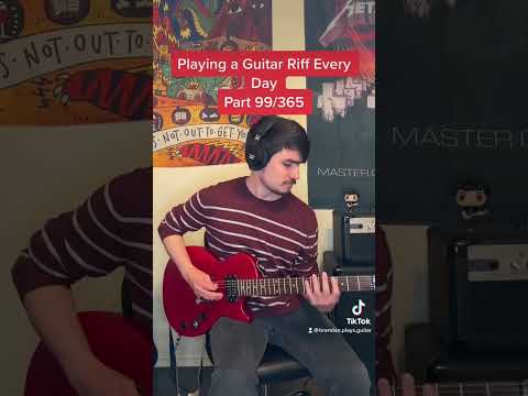 Playing a Guitar Riff Every Day Part 99/365: 99 Red Balloons - Goldfinger