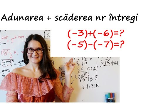 ADUNAREA SI SCADEREA NUMERELOR INTREGI | Clasa a VI-a #numereintregi