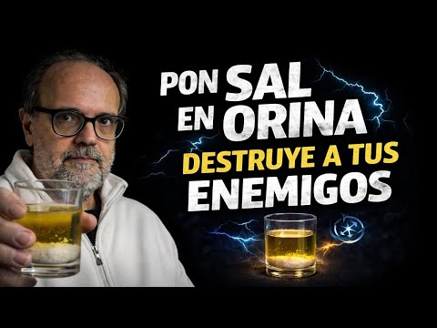 Put salt in your urine to silently destroy all your enemies.