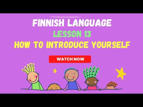 Finnish conversation | Finnish conversation in How to introduce yourself | Finnish language 2023