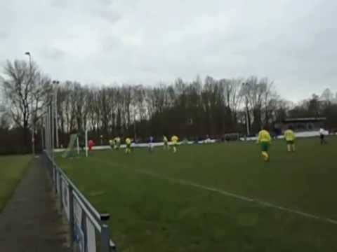 Doelpunt DBGC. 0-1 tegen Rijnmond Sport Hoogvliet