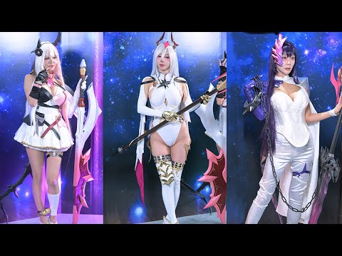 COSPLAY 코스프레 AGF NIKKE - 맹나현 + 송주아 + 빛베리  + 야살  @AGF 2024 킨텍스 / 241207 / 8K60P