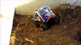 preview picture of video 'RedBull X44 Unimog 1. Lauf zur Süd RC Truck Trial Meisterschaft Sulzbach Rosenberg'