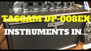 Video thumbnail for Tascam DP-008EX Recording External Instruments by Studio on a Stick
