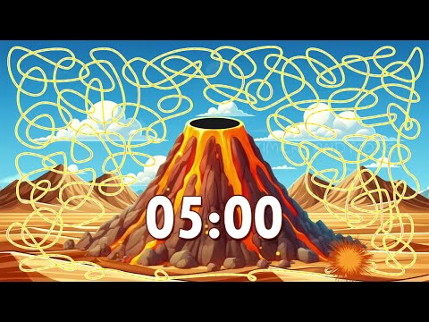5 Minute Volcano Timer Bomb Confetti Eruption